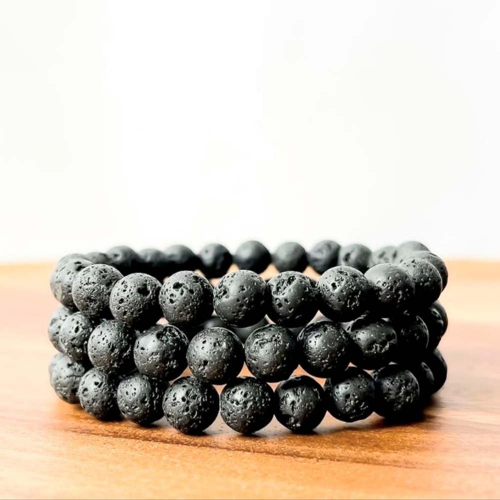 Lava Stone Bracelet (Unisex)